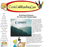 Tablet Screenshot of coolcartooning.com